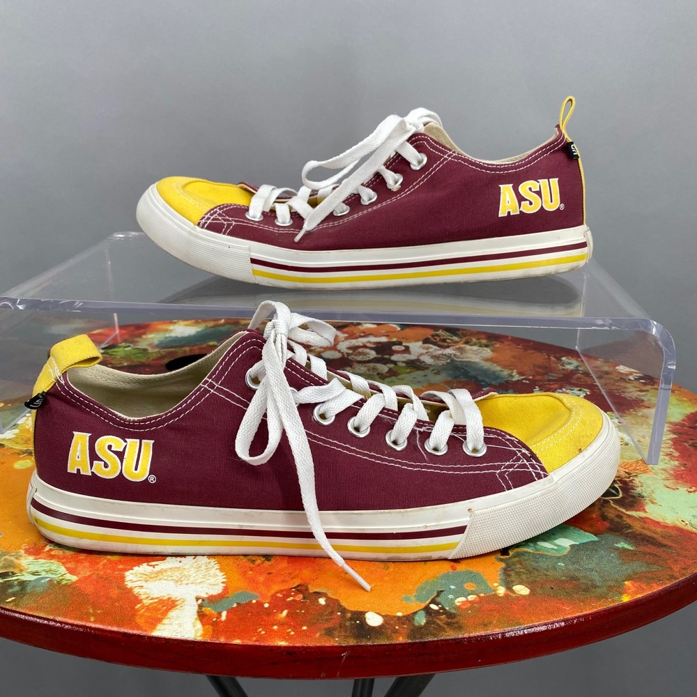 Skicks‎ ASU Arizona State University Low Top Canvas Sneakers Sun Devils Mens 11